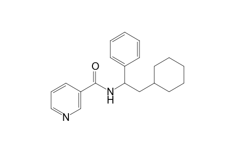 N-(2-cyclohexyl-1-phenylethyl)nicotinamide