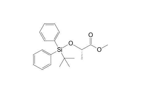 2(S)-t-Butyldiphenylsilyloxypropanoic acid, methyl ester