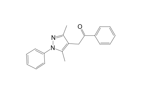 2-(3,5-dimethyl-1-phenyl-4-pyrazolyl)-1-phenylethanone