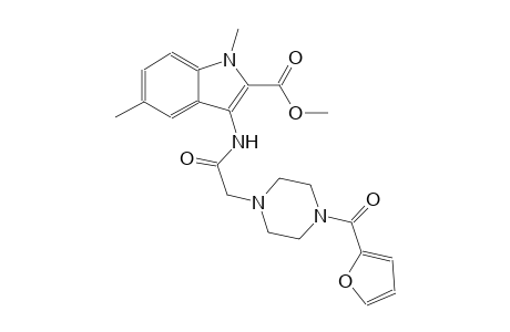 methyl 3-({[4-(2-furoyl)-1-piperazinyl]acetyl}amino)-1,5-dimethyl-1H-indole-2-carboxylate
