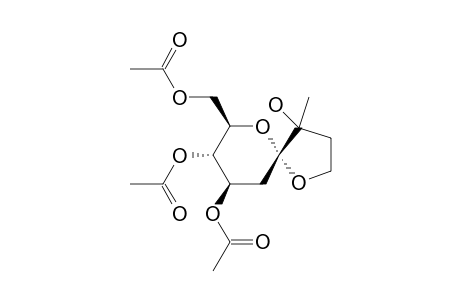 CIS-SPIRO-1-2'-[3'-METHYL-3'-TETRAHYDROFURANOL]-3,4,6-TRI-O-ACETYL-ALPHA-D-ARABINO-HEXOPYRANOSIDE