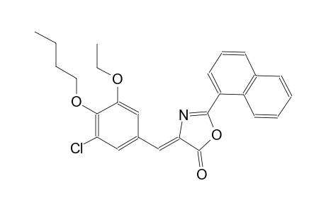 (4Z)-4-(4-butoxy-3-chloro-5-ethoxybenzylidene)-2-(1-naphthyl)-1,3-oxazol-5(4H)-one