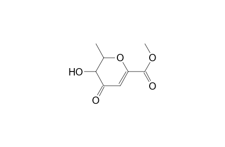 2H-Pyran-6-carboxylic acid, 3,4-dihydro-3-hydroxy-2-methyl-4-oxo-, methyl ester, (2S-trans)-