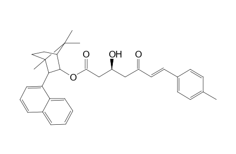 4,7,7-Trimethyl-3-exo-(1-naphthyl)bicyclo[2.2.1]heptan-2-exo-yl (E,3S)-3-hydroxy-5-oxo-7-(4-merthylphenyl)-6-heptenoate