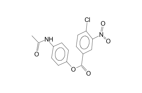 4-acetamidophenyl 3-nitro-4-chlorobenzoate