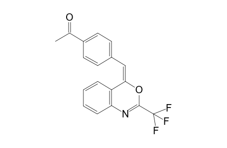 2-(Trifluoromethyl)-4-[(p-acetylphenyl)methylydene]-benz[5,6-a](1,3)-oxazine