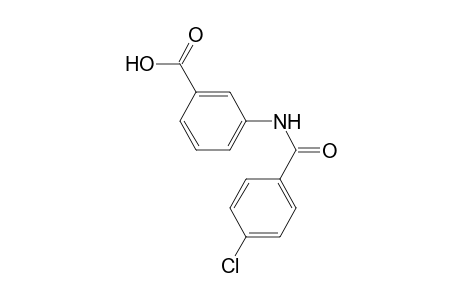 Benzoic acid, 3-(4-chlorobenzoylamino)-