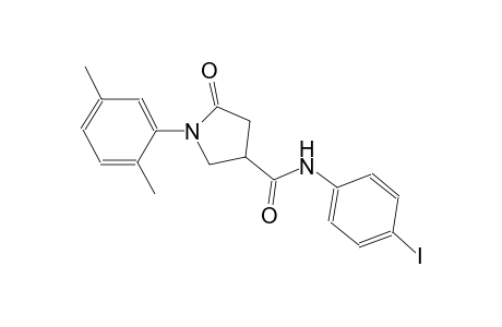 3-pyrrolidinecarboxamide, 1-(2,5-dimethylphenyl)-N-(4-iodophenyl)-5-oxo-
