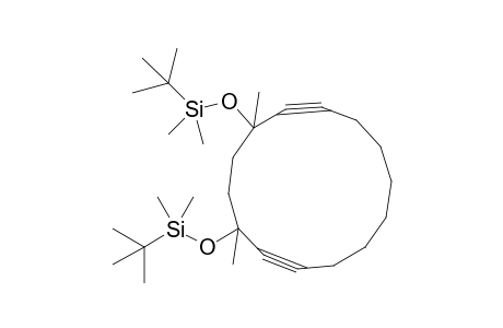 1,12-Dimethyl-1,12-bis(tert-butyldimethylsilyloxy)cyclotetradeca-2,10-diyne