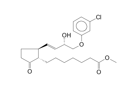 11-DEOXY-16-(META-CHLOROPHENYLOXY)-15ALPHA-PROSTAGLANDIN-E1, METHYLESTER