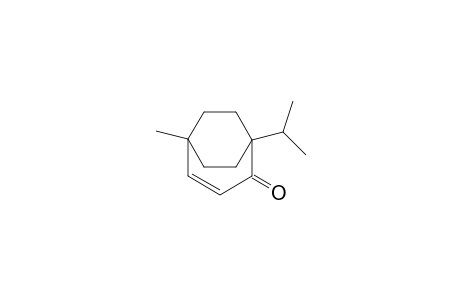 Bicyclo[3.2.2]non-3-en-2-one, 5-methyl-1-(1-methylethyl)-