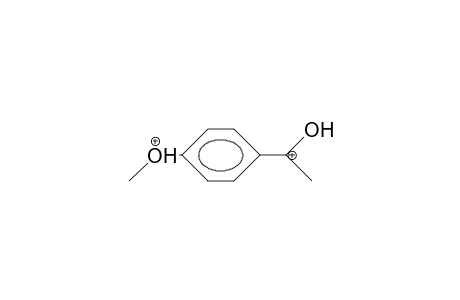 P-Anisyl-methyl-hydroxy-carbenium dication
