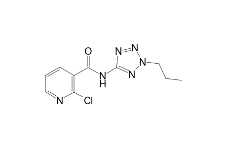 2-Chloranyl-N-(2-propyl-1,2,3,4-tetrazol-5-yl)pyridine-3-carboxamide