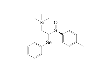 1-Phenylseleno-1-[(S)-p-tolylsulfinyl]-2-(trimethylsilyl)ethane