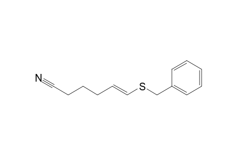 1-(Benzylthio)-5-cyanopent-1-ene