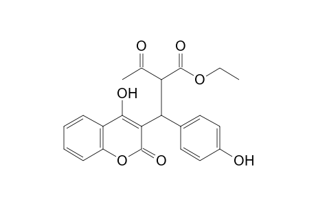 Ethyl 2-[(4-hydroxy-2-oxo-2H-chromen-3-yl)(4-hydroxyphenyl)methyl]-3-oxobutanoate
