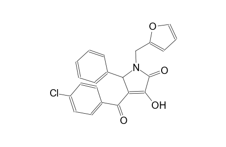 4-(4-chlorobenzoyl)-1-(2-furylmethyl)-3-hydroxy-5-phenyl-1,5-dihydro-2H-pyrrol-2-one