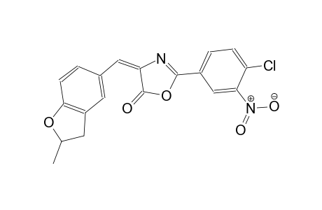 (4E)-2-(4-chloro-3-nitrophenyl)-4-[(2-methyl-2,3-dihydro-1-benzofuran-5-yl)methylene]-1,3-oxazol-5(4H)-one