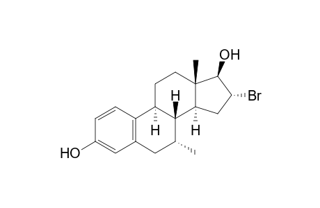 (7R,8R,9S,13S,14S,16R,17R)-16-bromanyl-7,13-dimethyl-6,7,8,9,11,12,14,15,16,17-decahydrocyclopenta[a]phenanthrene-3,17-diol