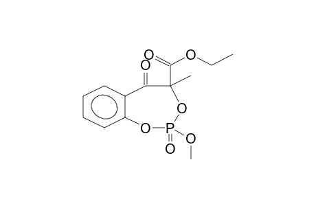 2-METHOXY-2,5-DIOXO-4-METHYL-4-ETHOXYCARBONYL-6,7-BENZO-1,3,2-DIOXAPHOSPHEPANE (DIASTEREOMER 1)