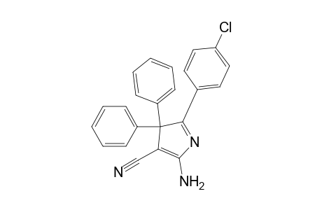 2-Amino-3-cyano-4,4-diphenyl-5-(4'-chlorophenyl)-3H-pyrrole