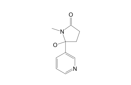5-HYDROXY-1-METHYL-5-(3-PYRIDYL)-2-PYRROLIDINONE