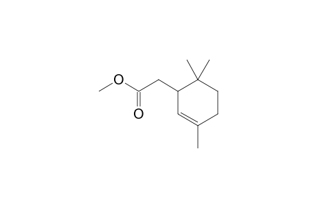 (3,6,6-Trimethylcyclohex-2-enyl)acetic acid, methyl ester