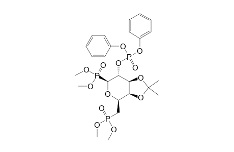 6-DEOXY-6-(DIMETHOXYPHOSPHORYL)-2-O-(DIPHENOXYPHOSPHORYL)-3,4-O-ISOPROPYLIDENE-BETA-D-GALACTOPYRANOSYLPHOSPHONIC-ACID-DIMETHYLESTER