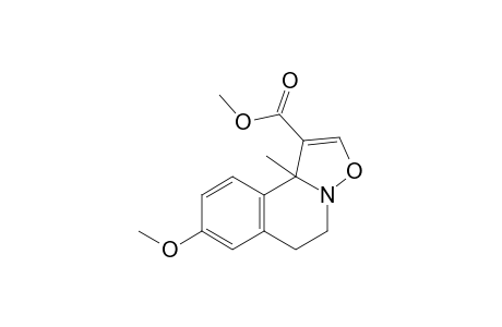 Methyl 5,6-dihydro-8-methoxy-10b-methylisoxazolo[3,2-a]isoquinoline-1-carboxylate