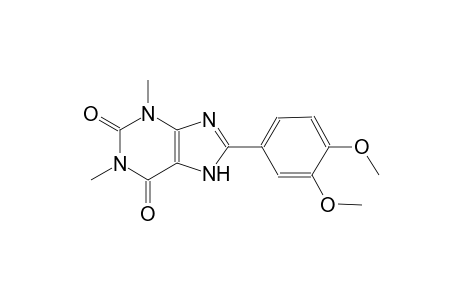 8-(3,4-dimethoxyphenyl)-1,3-dimethyl-3,7-dihydro-1H-purine-2,6-dione