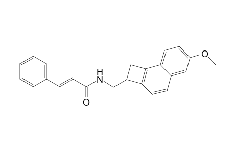 N-[{(6'-Methoxy)naphthocyclobutenyl}methyl]-3-phenylpropenamide