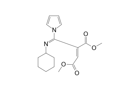 DIMETHYL_2-(CYCLOHEXYLIMINO-(PYRROL-1-YL)-METHYL)-BUT-2-ENEDIOATE