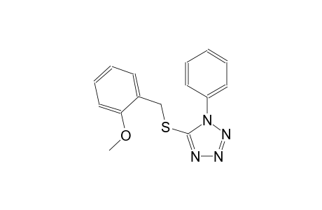 1H-tetrazole, 5-[[(2-methoxyphenyl)methyl]thio]-1-phenyl-