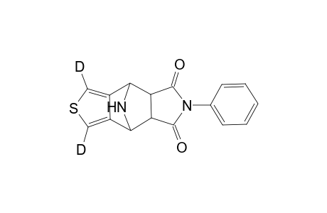 endo-4,8-Epimino-2-phenyl-2,3,3a,4,8,8a-hexahydro-1H-thieno[3,4-f]isoindole-1,3-dione-D2