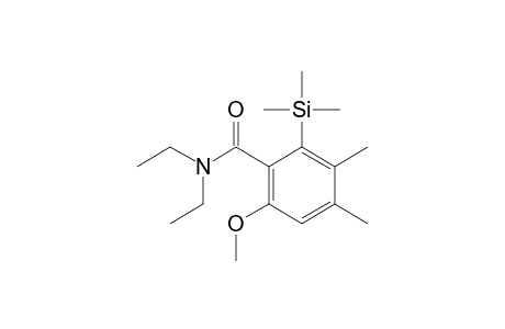 N,N-Diethyl-6-methoxy-3,4-dimethyl-2-trimethylsilylbenzamide