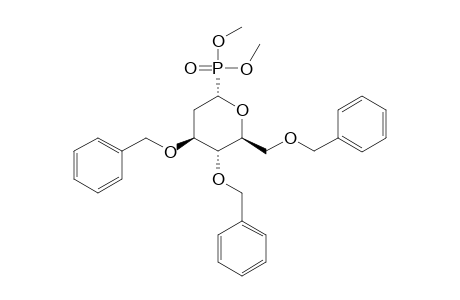 DIMETHYL-(3,4,6-TRI-O-BENZYL-2-DEOXY-ALPHA-D-ARABINO-HEXOPYRANOSYL)-PHOSPHONATE