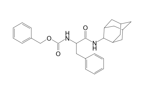 Carbamic acid, [2-oxo-1-(phenylmethyl)-2-(tricyclo[3.3.1.1(3,7)]dec-2-ylamino)ethyl]-, phenylmethyl ester