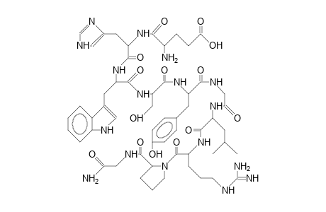 Glutamyl-histidyl-tryptophyl-seryl-tyrosyl-glycyl-leucyl-arginyl-prolyl-glycyl-amide