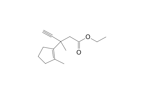 Ethyl 3-methyl-3-(2-methylcyclopentyliden-1-yl)-4-pentynoate