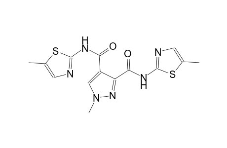 1H-pyrazole-3,4-dicarboxamide, 1-methyl-N~3~,N~4~-bis(5-methyl-2-thiazolyl)-
