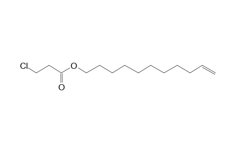 3-Chloropropionic acid, 10-undecenyl ester