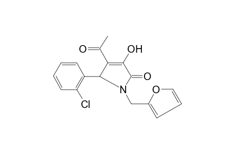 Pyrrol-2(5H)-one, 4-acetyl-5-(2-chlorophenyl)-1-(2-furfuryl)-3-hydroxy-