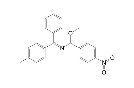 .alpha.-methoxy-4-nitro-N-(phenyl-p-tolylmethylene)benzylamine