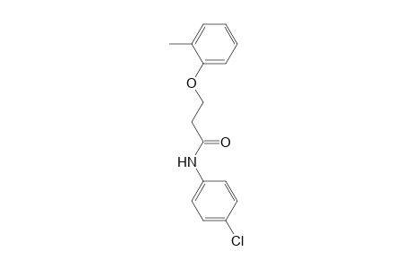 N-(4-Chlorophenyl)-3-(2-methylphenoxy)propanamide