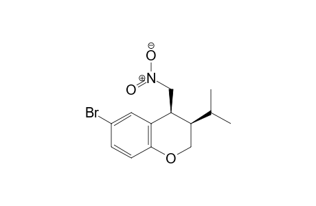 (3R,4S)-6-Bromo-3-isopropyl-4-(nitromethyl)chroman