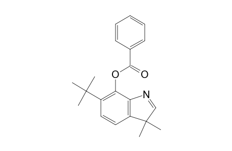 3H-Indol-7-ol, 6-(1,1-dimethylethyl)-3,3-dimethyl-, benzoate (ester)