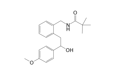 N-{2-[2-Hydroxy-2-(4-methoxyphenyl)ethyl]benzyl}pivalamide