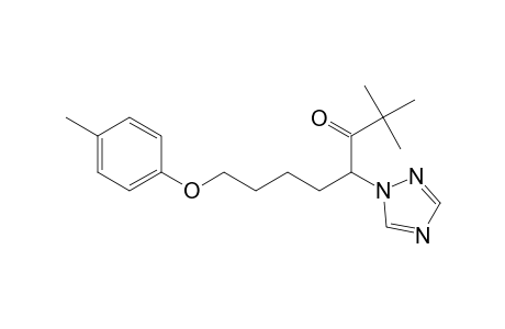 3-Octanone, 2,2-dimethyl-8-(4-methylphenoxy)-4-(1H-1,2,4-triazol-1-yl)-