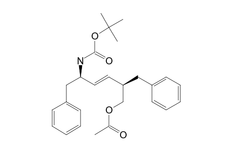 (2S,5S)-2-BENZYL-5-((TERT.-BUTOXYCARBONYL)-AMINO)-6-PHENYL-(E)-3-HEXENYL-ACETATE