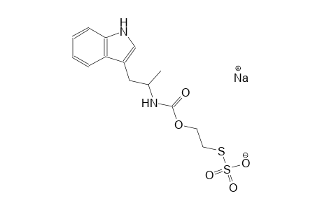 sodium S-{2-[({[2-(1H-indol-3-yl)-1-methylethyl]amino}carbonyl)oxy]ethyl} thiosulfate